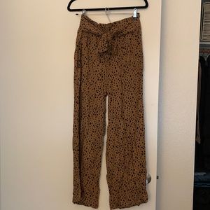 Wide Leg Flowy Printed Pant